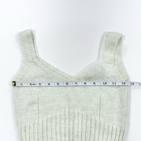 Pretty little thing off white sweater crop top S - Picture 3 of 5